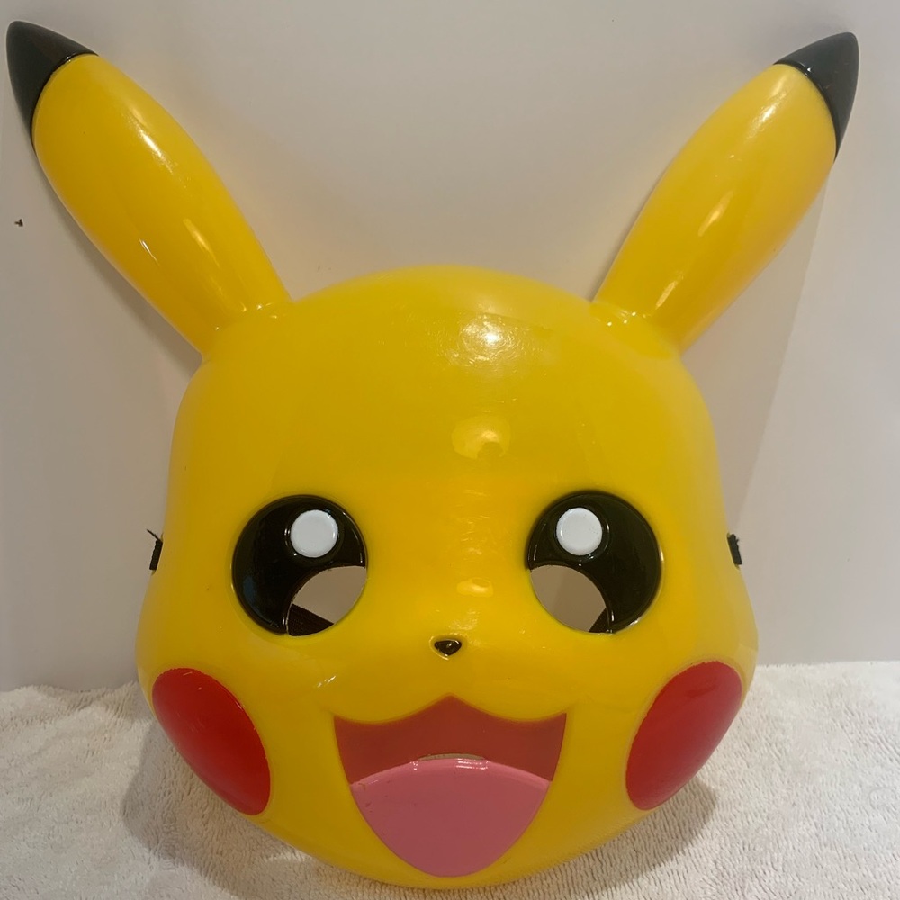 Pikachu Mask Costume Accessory Kids Pokemon Halloween